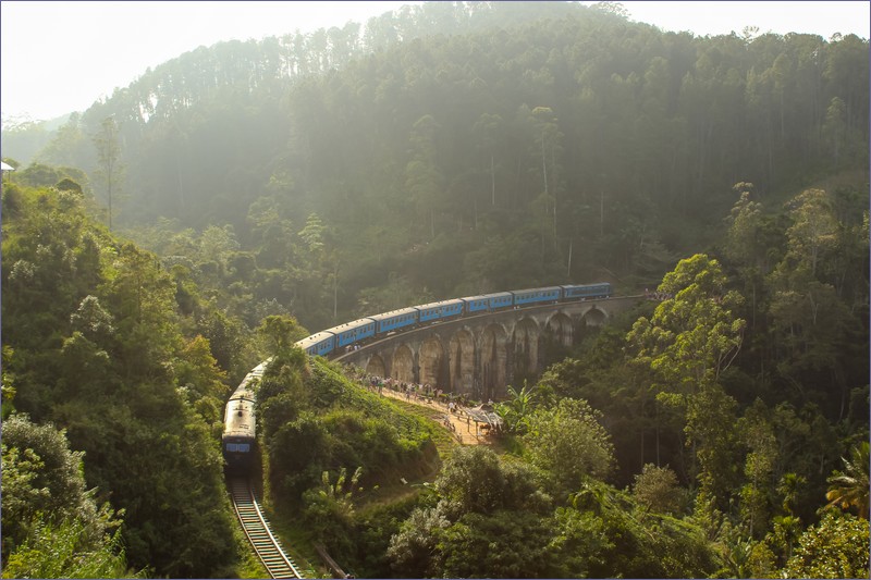 Train travel in Sri Lanka