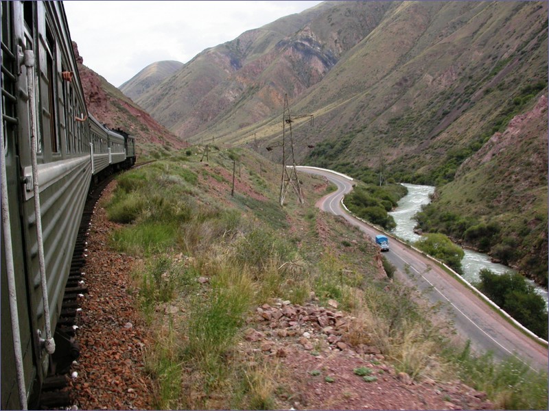 Train travel in Kyrgyzstan