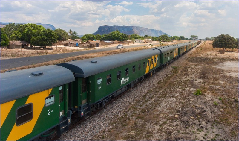 Train travel in Mozambique