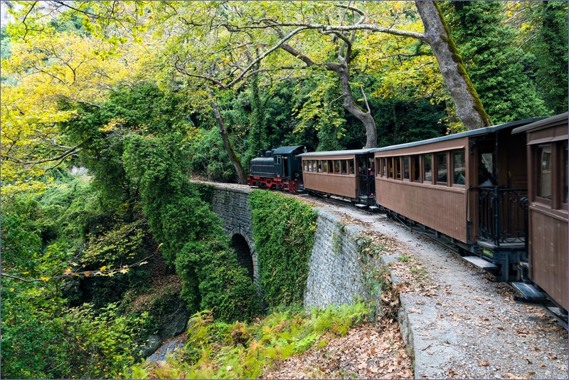 Greece narrow gauge railway