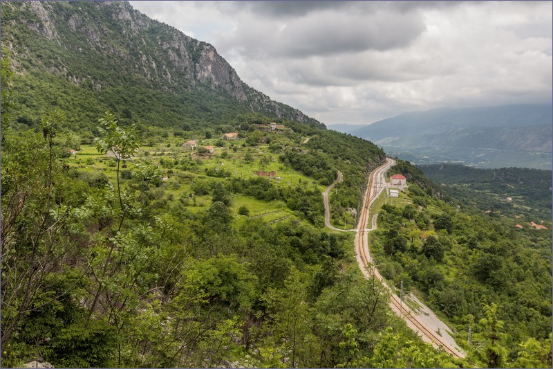 Train travel in Montenegro