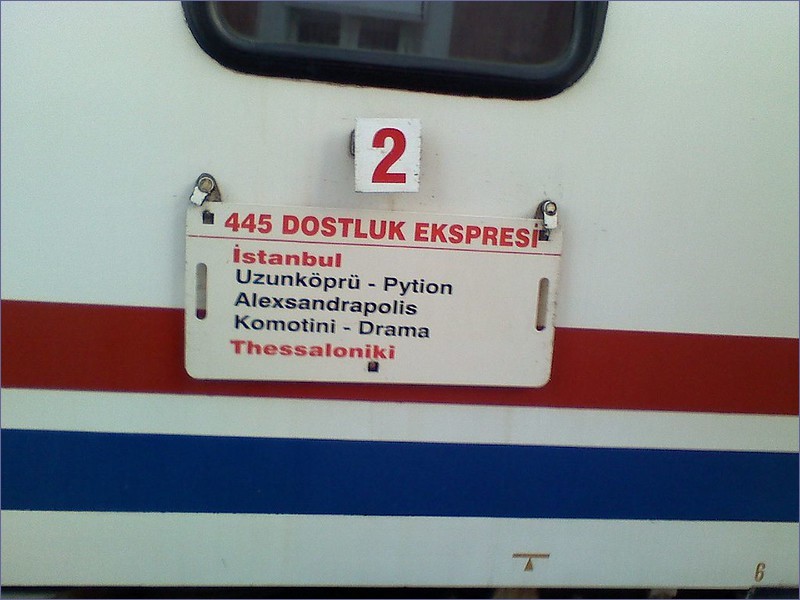 Train from Thessaloniki to Istanbul