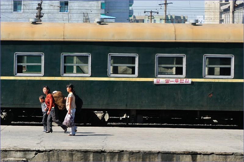 Train travel in North Korea