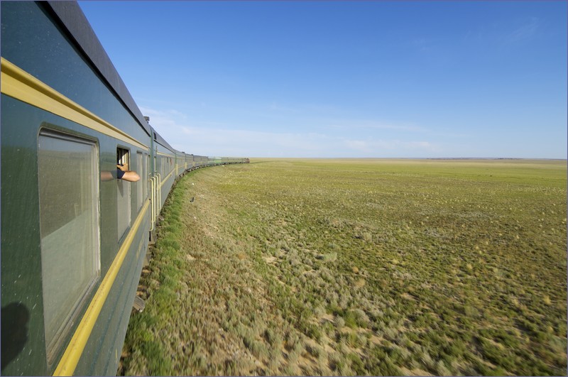 Train travel in Mongolia