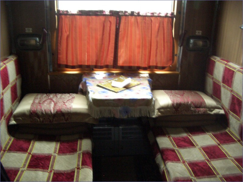 Sleeping car in Mongolia