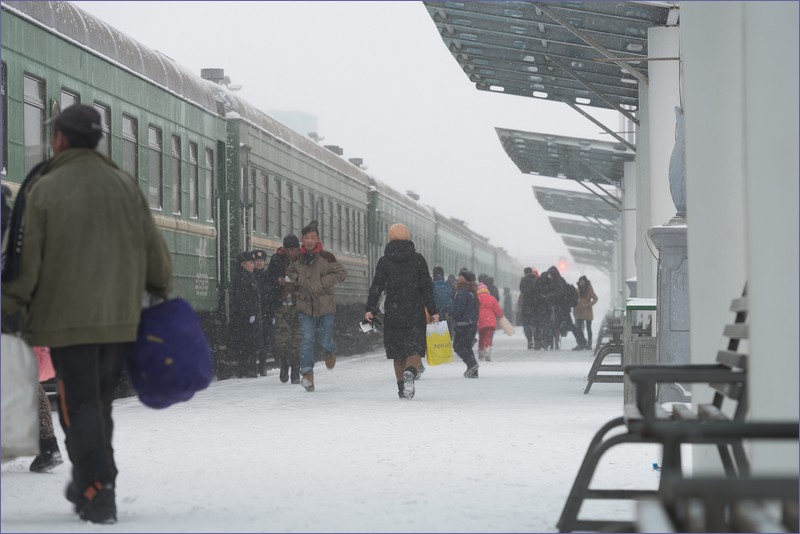 Mongolian train