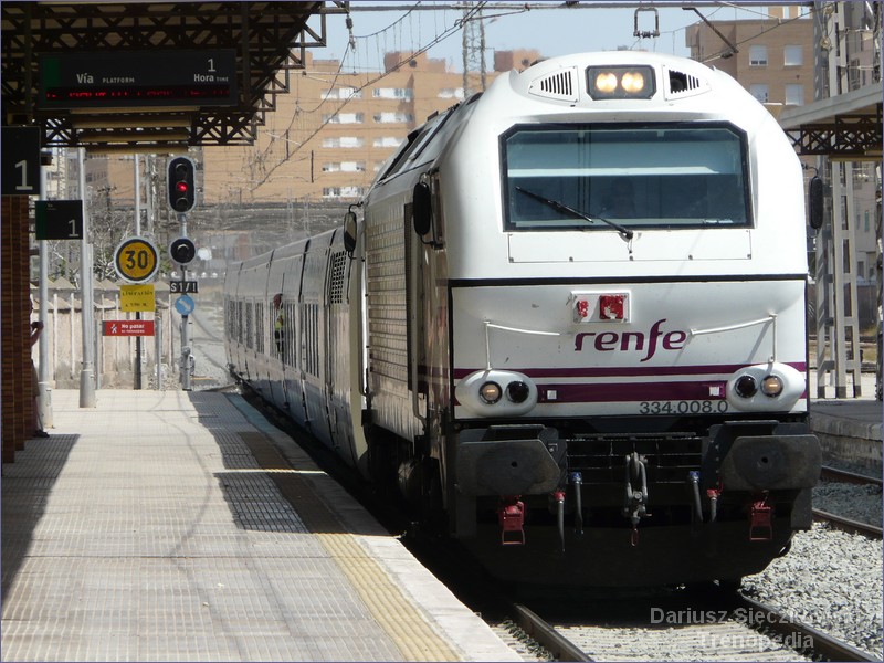 Train travel in Spain