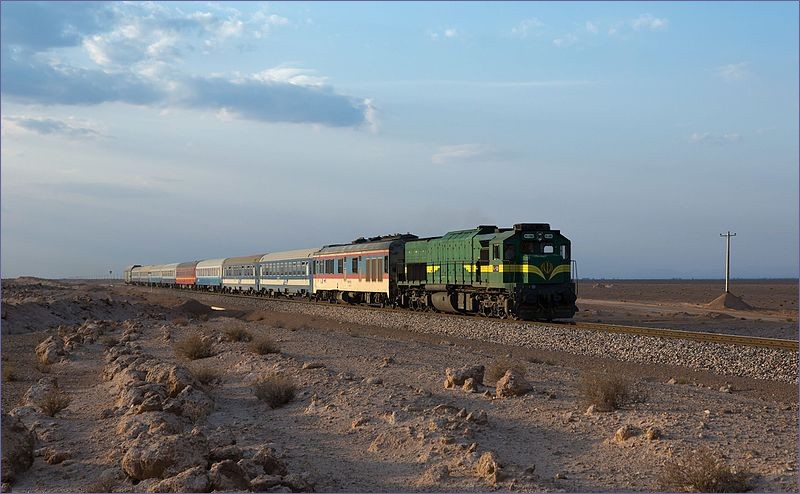 Train travel in Iran