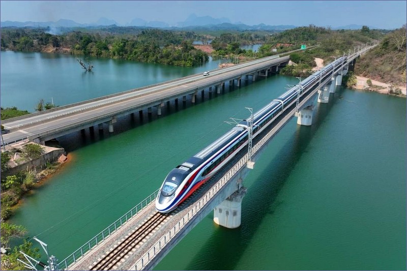 Train travel in Laos