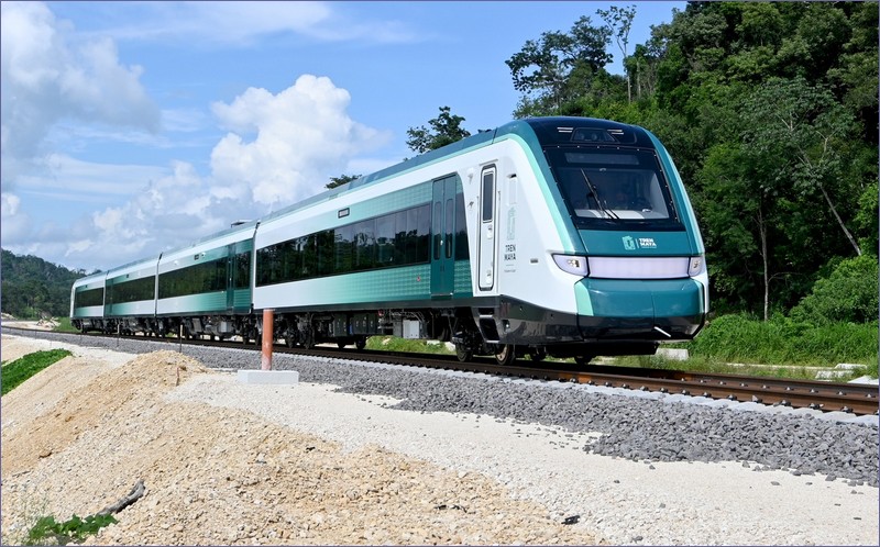 Train travel in Mexico