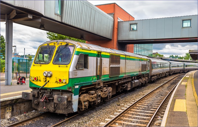 Train from Dublin to Belfast