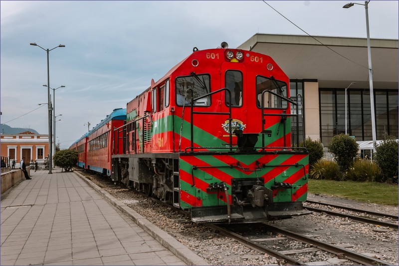 Train travel in Colombia