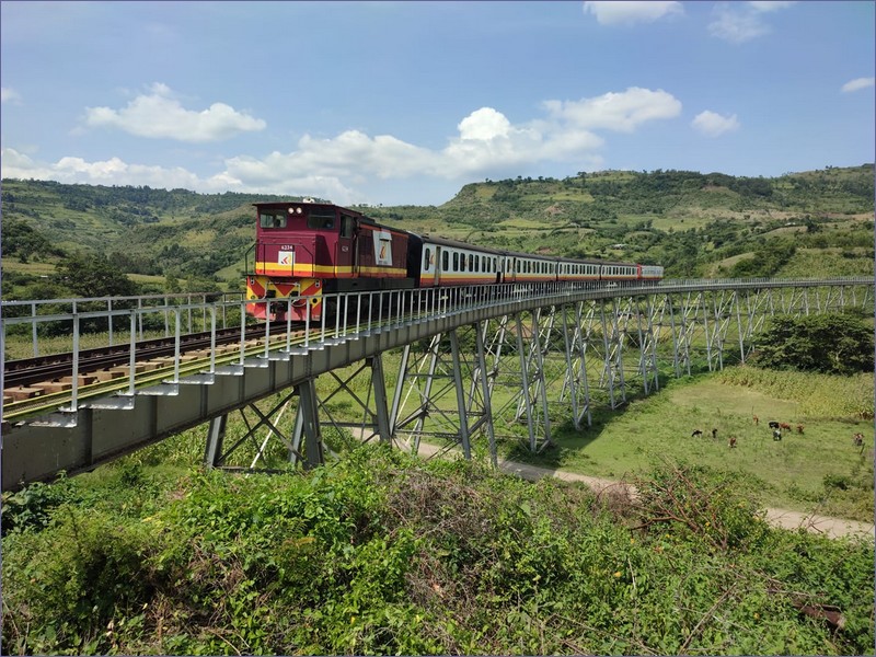 Train travel in Kenya