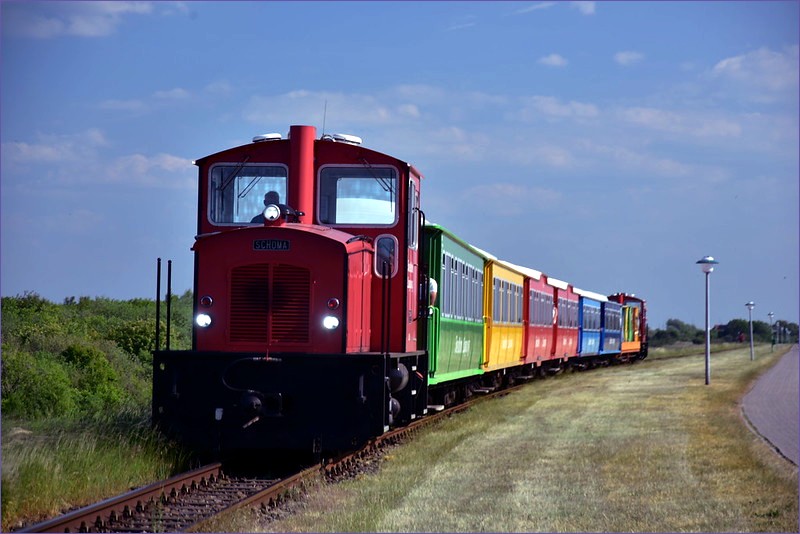 Trains on Langeoog