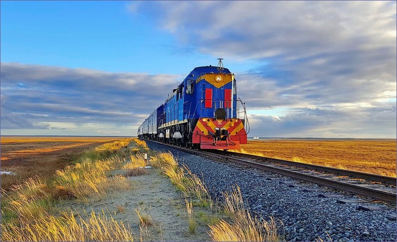 Russia railway line