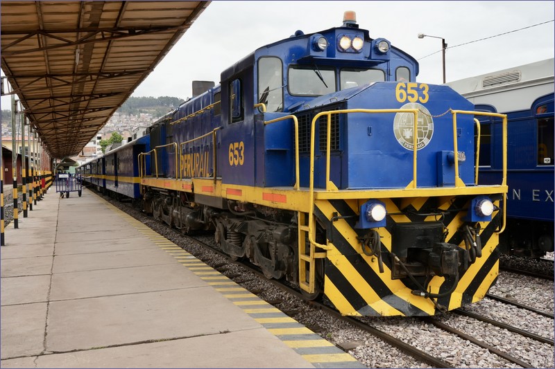 Train travel in Peru