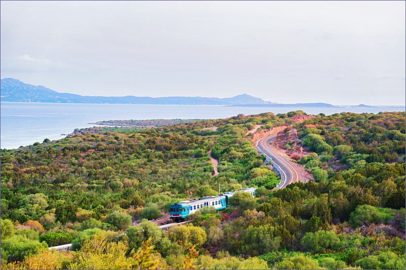 Trains in Sardinia