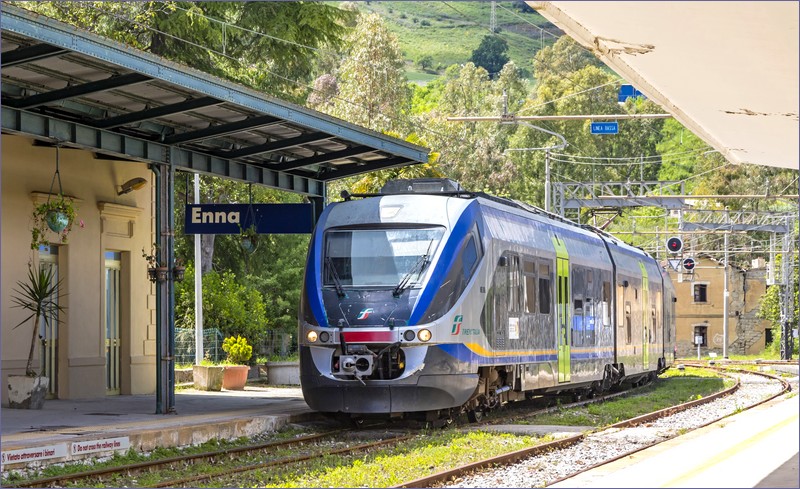 Train travel in Sicily