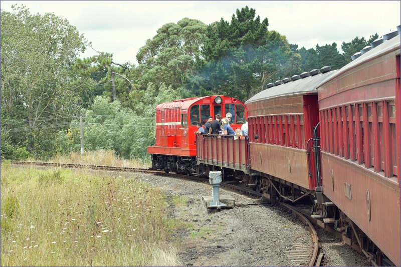Vintage railway New Zealand