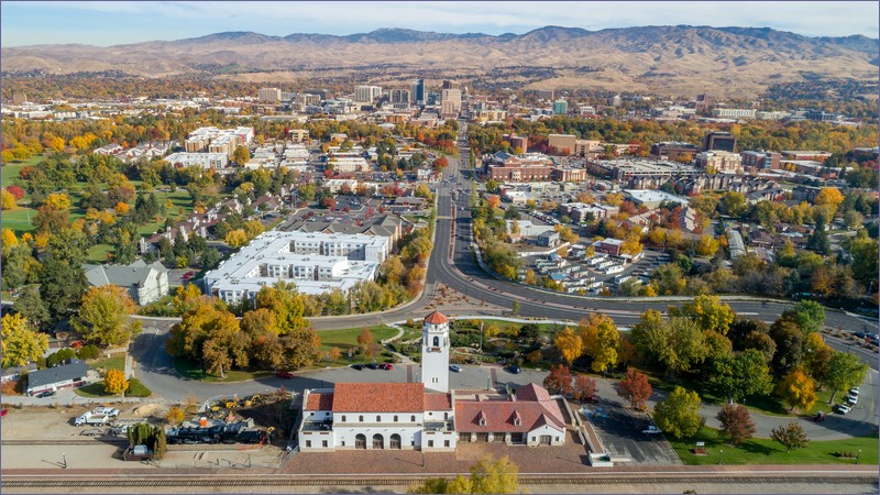 Trains in Idaho