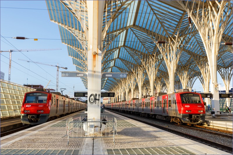 Suburban trains in Portugal