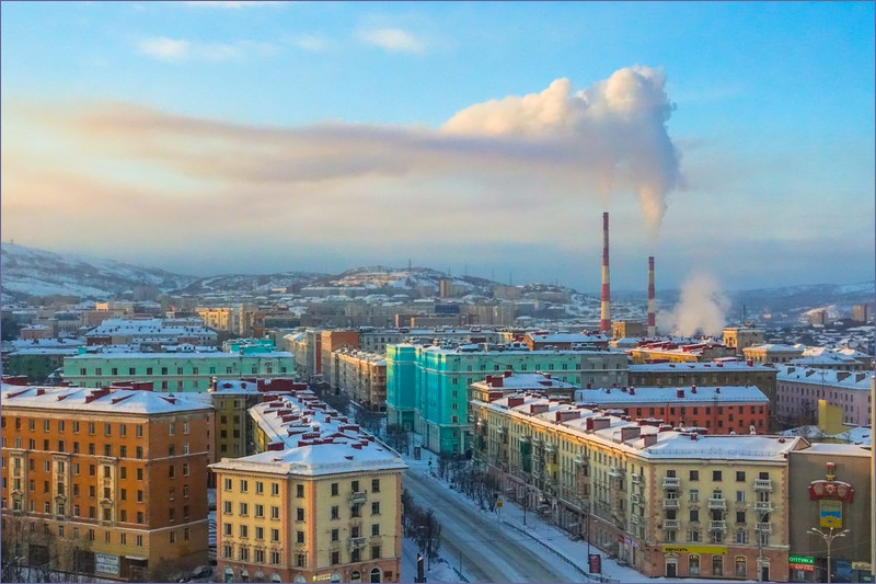 Trains in Murmansk