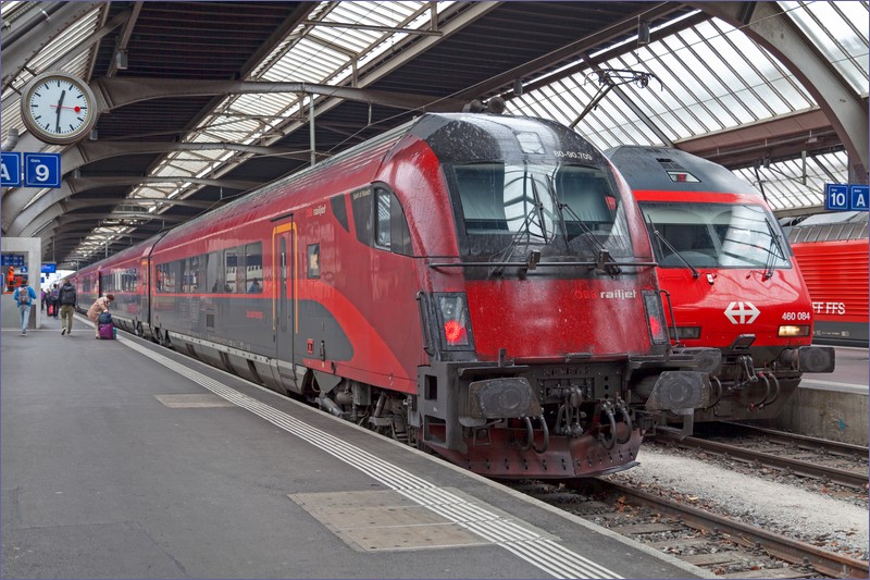 Vienna Zurich train