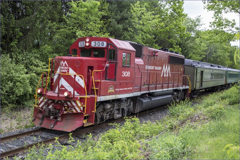 Trains in Vermont