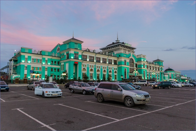 Omsk train station