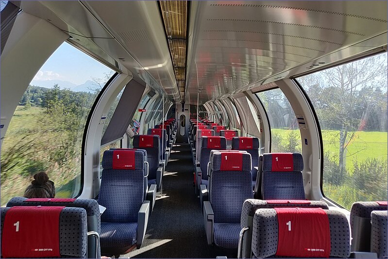 Trains between Austria and Switzerland