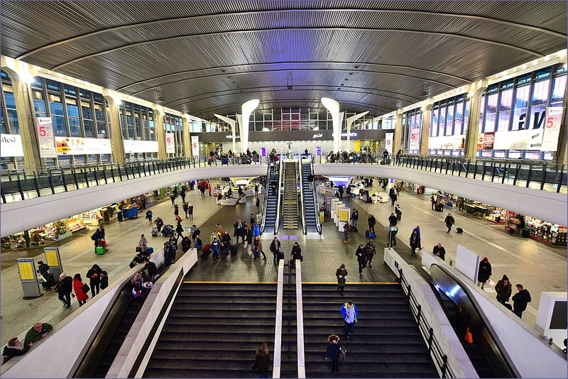 Main railway station in Warsaw