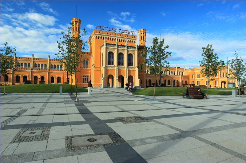 Wroclaw Glowny train station 