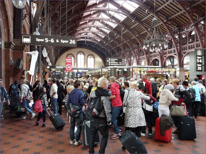 Copenhagen train station