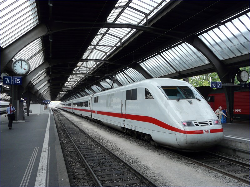 Trains between Germany and Switzerland