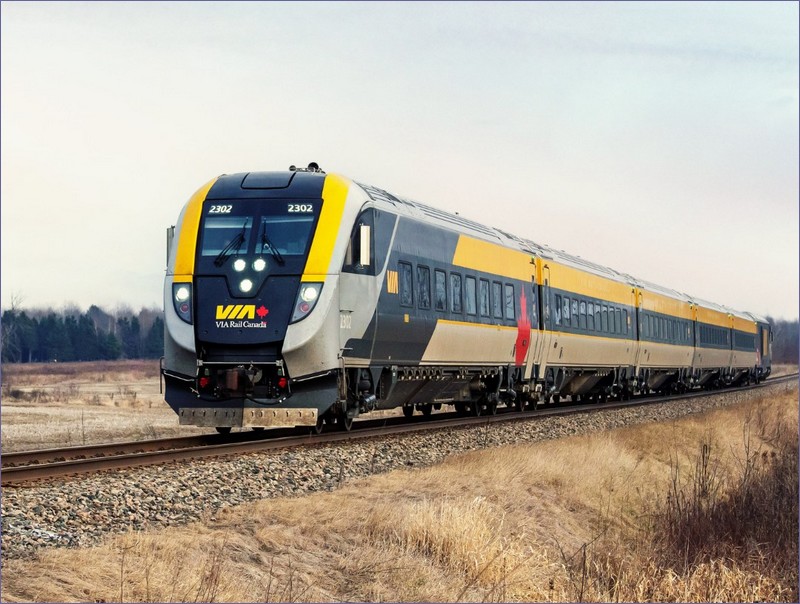 Train travel in Canada