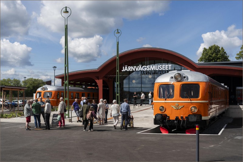 Railway museum in Gavle