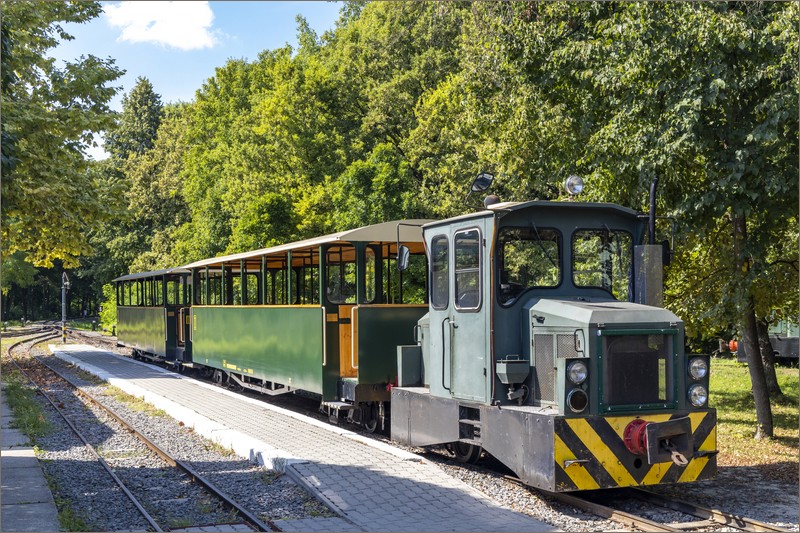 Narrow-gauge trains in Hungary