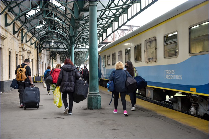 Train travel in Argentina