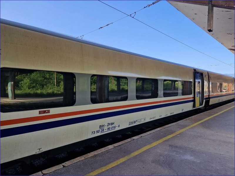 Train from Sarajevo to Mostar