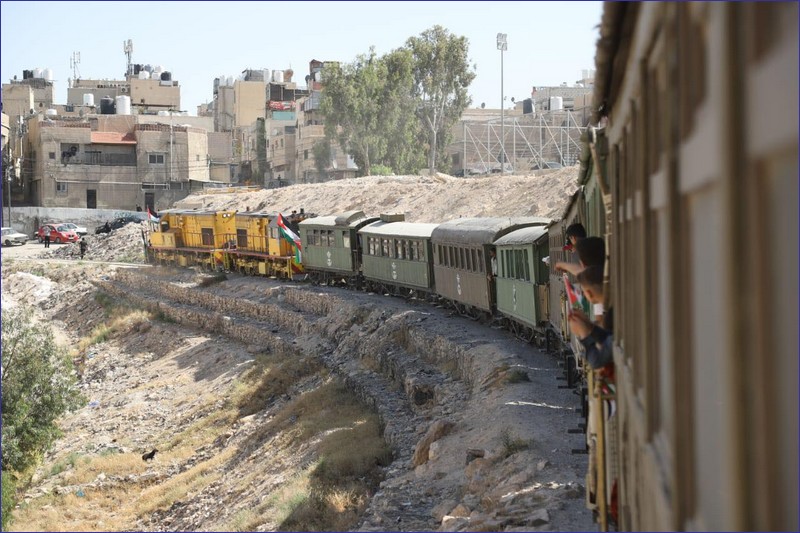 Train travel in Jordan