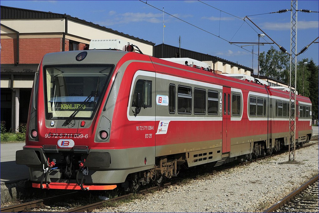 Train from Kraljevo to Požega