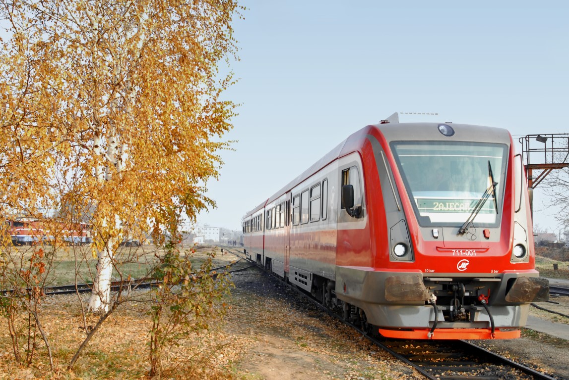Train from Niš to Zaječar