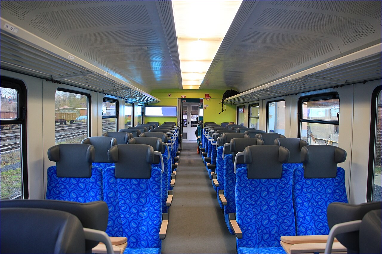 Train from Liberec to Děčín