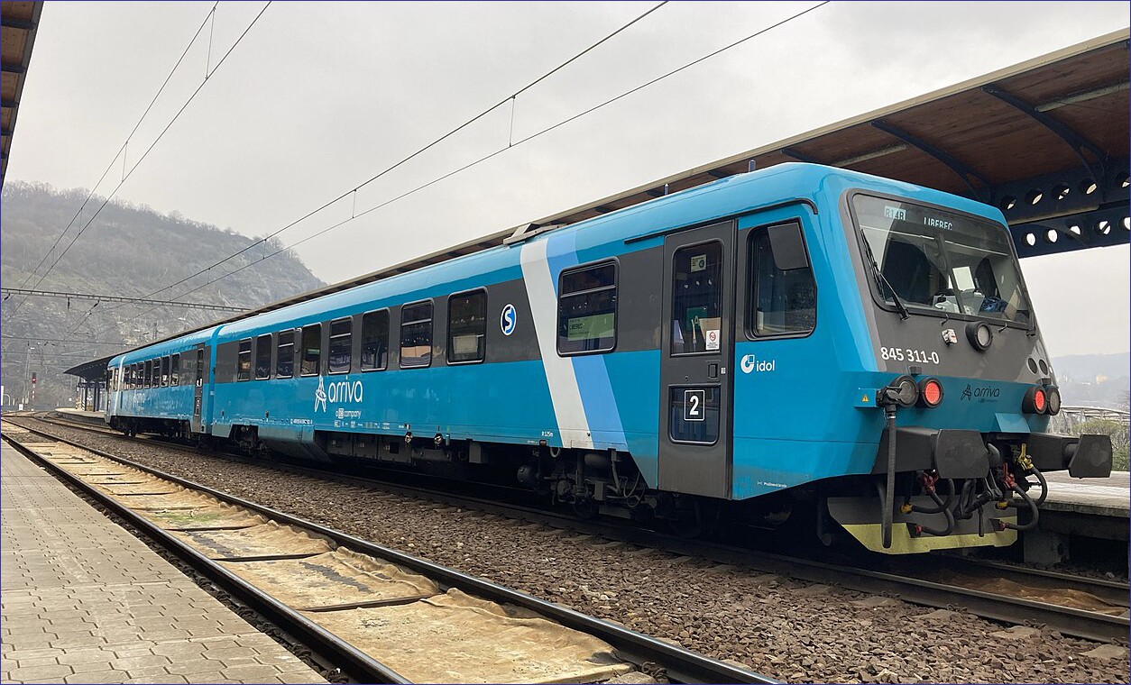 Train from Liberec to Děčín