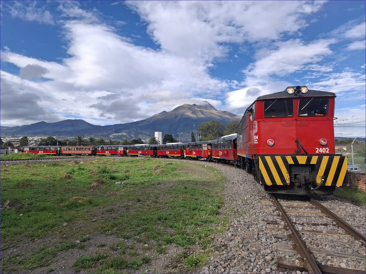 Train travel in Ecuador