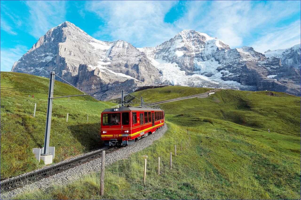 Train travel in Switzerland