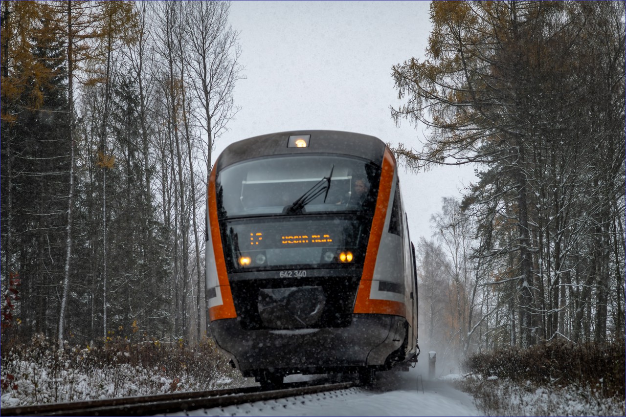 Train from Liberec to Děčín
