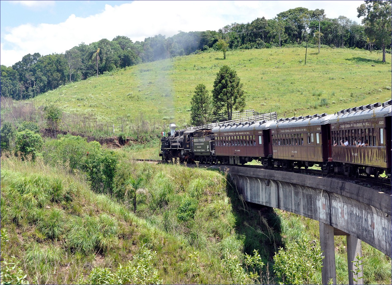 Train travel in Brazil